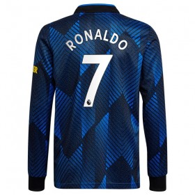 Koszulka Manchester United Cristiano Ronaldo 7 Trzeciej 2021-2022 - Koszulki Piłkarskie(L/S)